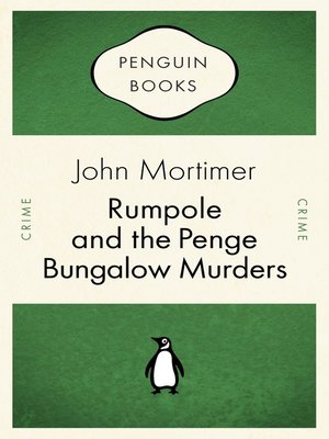 cover image of Rumpole and the Penge Bungalow Murders